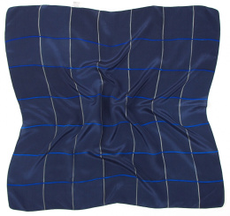 AMS-036 Hand-painted silk scarf, 55x55 cm
