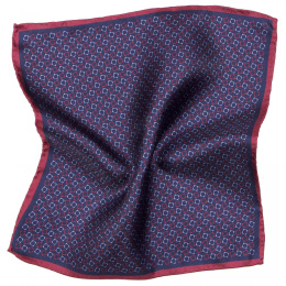 PJ-184 Silk Pocket Square with a Pattern