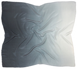AC9-127 Hand-shaded silk scarf, 90x90cm