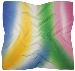 AC9-130 Hand-shaded silk scarf, 90x90cm