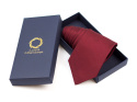 KR-457 Elegancki jedwabny krawat żakardowy