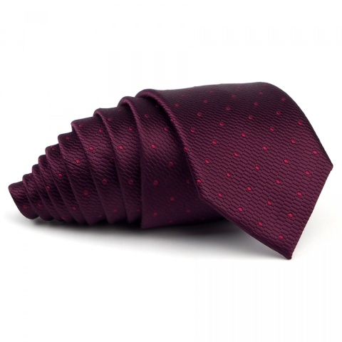 KR-454 Krawat Jedwabny Luma Milanówek - ŻAKARDOWY(2)