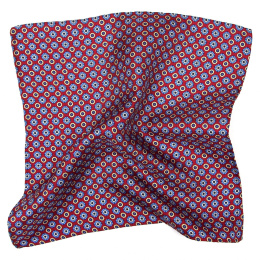 PJ-195 Silk Pocket Square with a Pattern