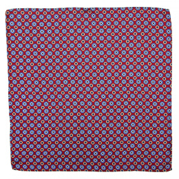 PJ-195 Silk Pocket Square with a Pattern