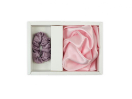 ZP-001 A Gift Set for Women - Silk Scarf + Hairband