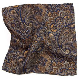 PJ-199 Silk Pocket Square with a Pattern