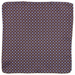 PJ-202 Silk Pocket Square with a Pattern