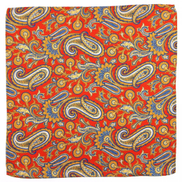 PJ-209 Silk Pocket Square with a Pattern