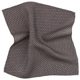 PW-005 Woolen Pocket Square with polka dots