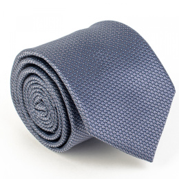 KM-123 Gray necktie with a pattern