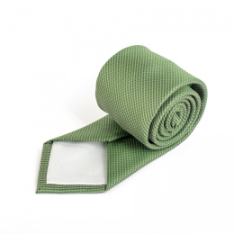 KM-117 Green tie with a pattern