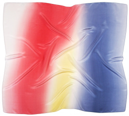 AC9-923 Hand-shaded silk scarf, 90x90cm