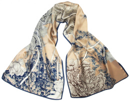 SD-014 Printed silk scarf 170x50cm