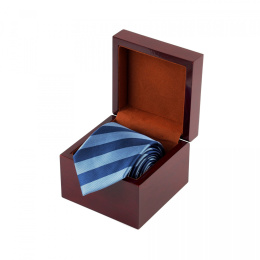 KR-537D Silk tie in wooden box
