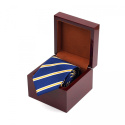 KR-556D Krawat jedwabny w drewnianym pudełku