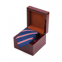KR-557D Silk tie in wooden box