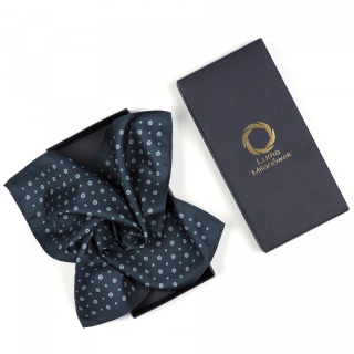 PM-086 Poszetka z Mikrofibry w Klasyczny Wzór