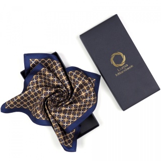 PM-088 Poszetka z Mikrofibry w Klasyczny Wzór