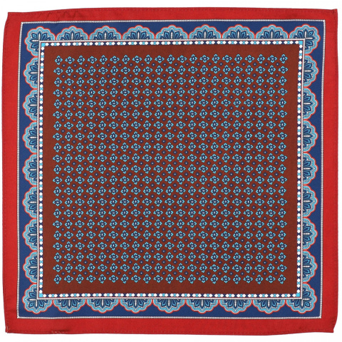 PM-093 Poszetka z Mikrofibry w Klasyczny Wzór