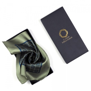 PM-095 Poszetka z Mikrofibry ze Wzorem