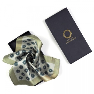 PM-096 Poszetka z Mikrofibry ze Wzorem