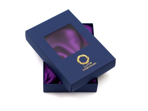 AD7-024 Jedwabna Apaszka Drukowana ze Wzorem 65x65cm