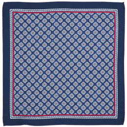 PJ-257 Silk Pocket Square With Patterns 30x30 cm