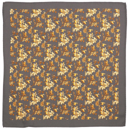 PJ-266 Silk Pocket Square With Patterns 30x30 cm