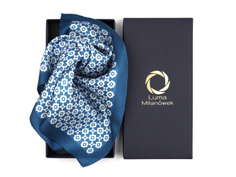 PJ-268 Silk Pocket Square With Patterns 30x30 cm