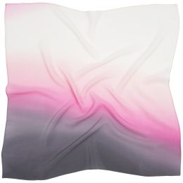 AC7-091 Hand-shaded silk scarf, 70x70cm