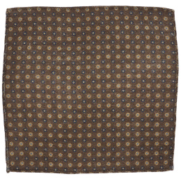 PW-008 Woolen Pocket Square with a pattern