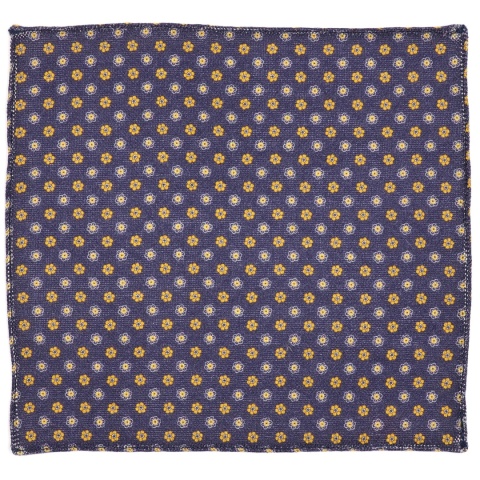 PW-010 Woolen Pocket Square with a pattern