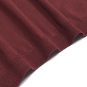 B5 Herren-Strickpoloshirt aus 100 % Baumwolle mit Reißverschluss, Burgunderrot