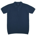 B4 Herren-Poloshirt, 100 % Baumwollstrick, Marineblau