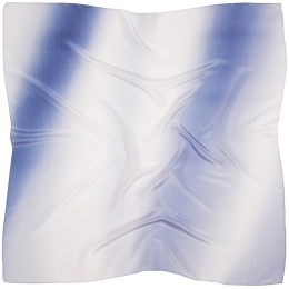 AC9-1009 Hand-shaded silk scarf, 79x79cm