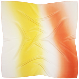 AC9-1013 Hand-shaded silk scarf, 77x77cm