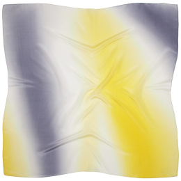 AC9-1021 Hand-shaded silk scarf, 77x77cm