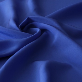 Dark Blue Silk Crepe Scarf, 90x90cm AJK-907