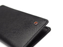 Men's Classic Leather Wallet with Amber