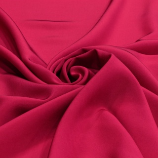 Malinowa Jedwabna Apaszka Krepa, 55x55cm AJK-510