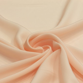 Apricot Crepe Silk Scarf, 90x90cm AJK-927