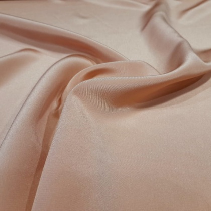 Różowo-złoty jedwabny szal krepa 180x45 cm SZK-232