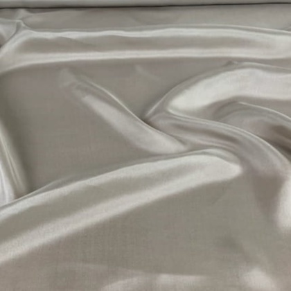 Chłodny beżowy jedwabny szal habotai 200x65 cm SZH-003