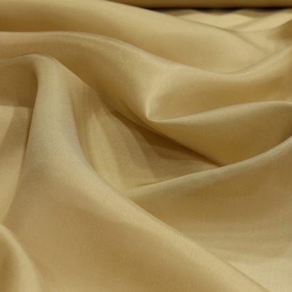 Ciemnobeżowy jedwabny szal habotai 200x65 cm SZH-005