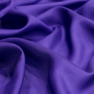 Kobaltowy jedwabny szal habotai 200x65 cm SZH-022