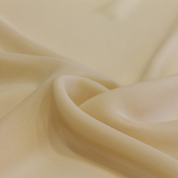 SZZ-006 One-color silk scarf - Georgette, 200x65cm