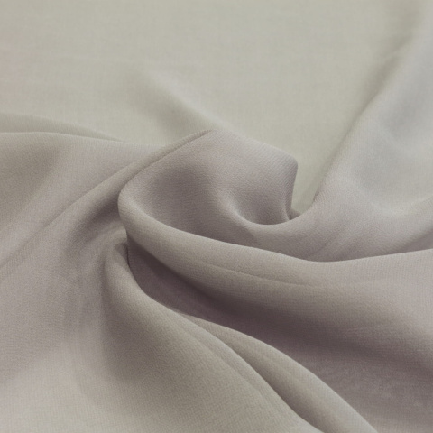 SZZ-353 Gray Stone Silk Scarf - Georgette, 200x65cm