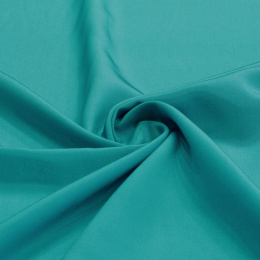 Turquoise Crepe Silk Scarf, 55x55cm
