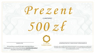 500 zł Bon Upominkowy Luma Milanówek