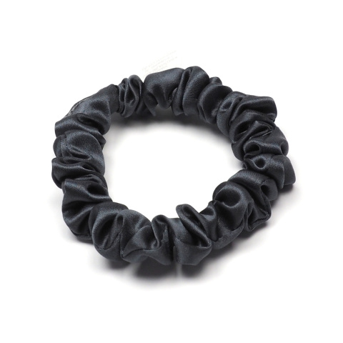 Satin scrunchie scrunchie slim grey
